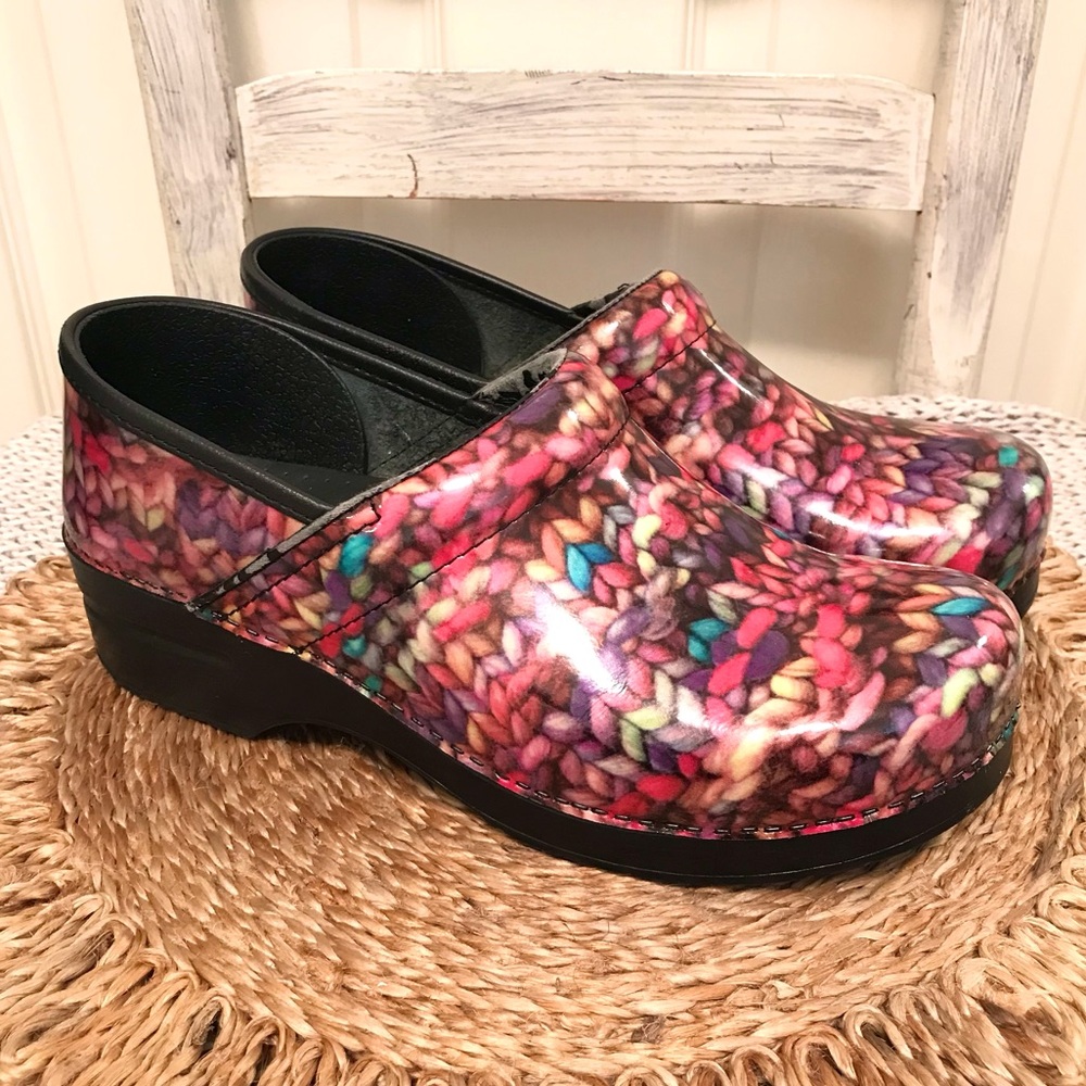 Dansko Funky Knit Professional Clogs